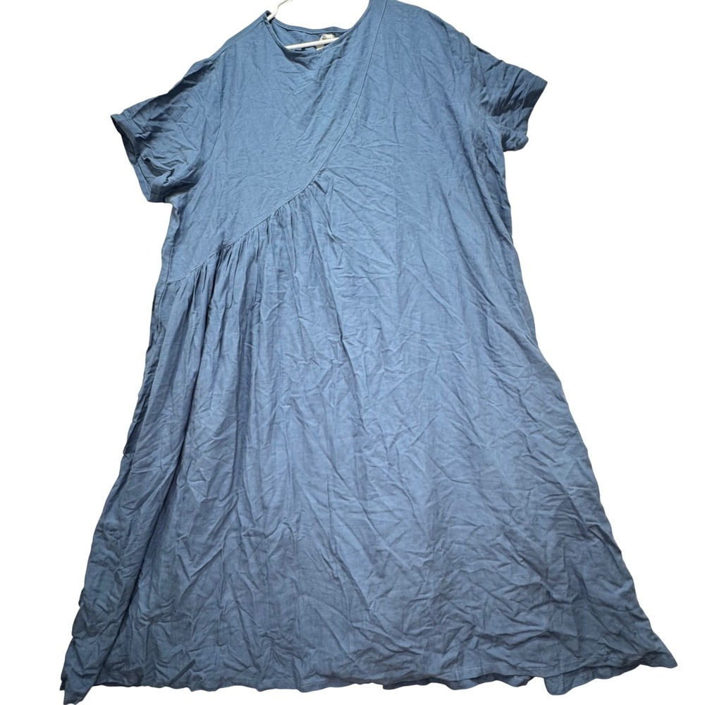 Sellse Handmade Custom Dress Womens Plus Size 2X / 3x Linen Cotton Lagenlook
